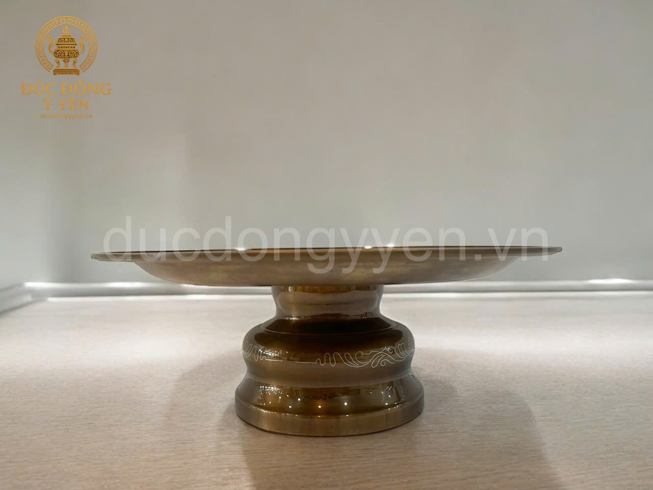 Mâm bồng khảm ngũ sắc đúc đồng đỏ _thumbnail_2