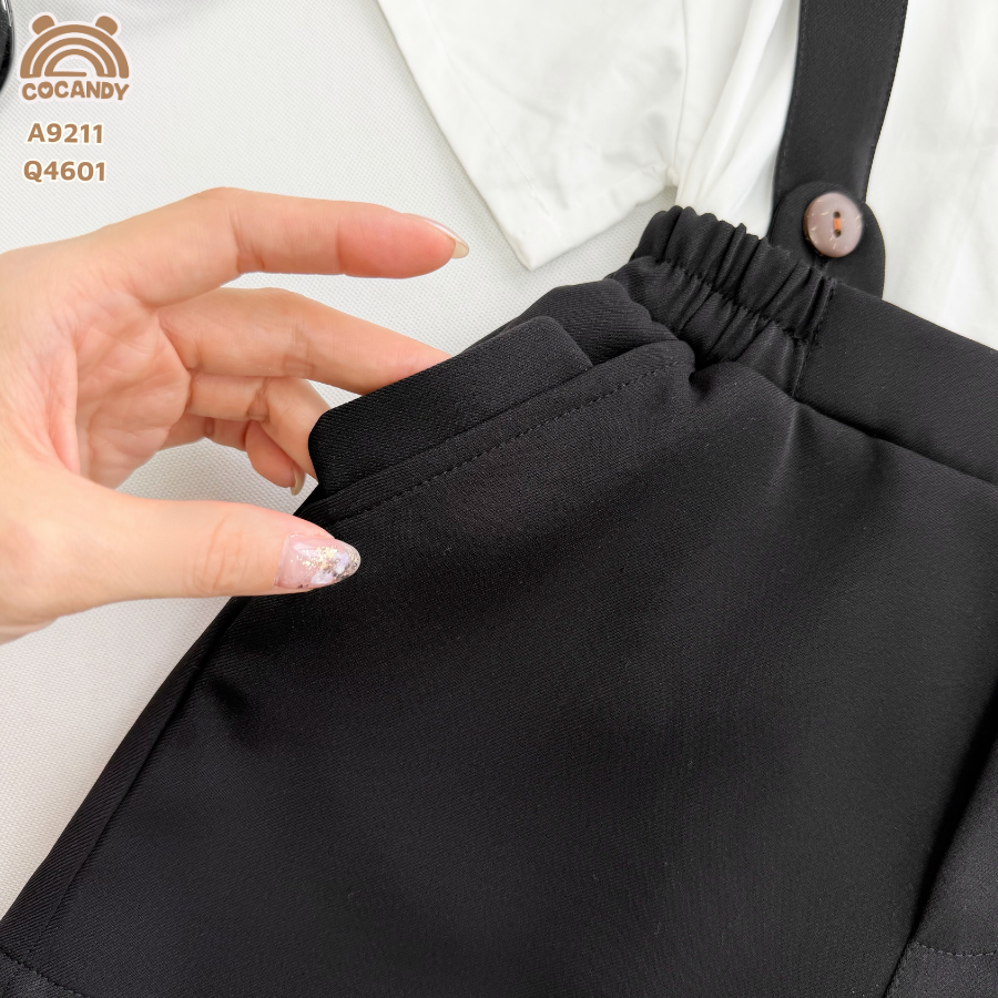 Yếm quần cộc ĐEN 2 túi chéo hông_thumbnail_3