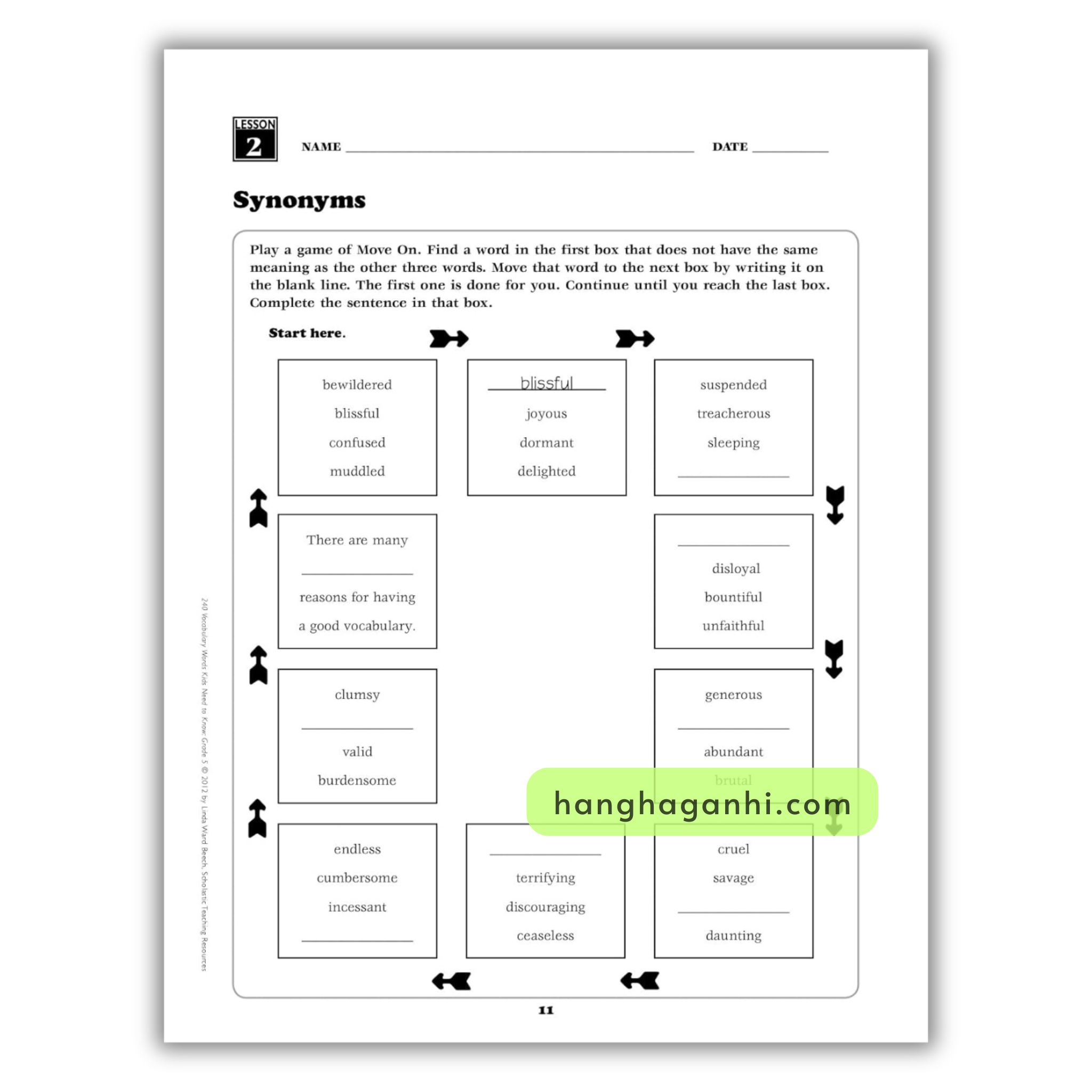 Sách 240 Vocabulary Words Kids Need To Know – Trọn bộ 6 cuốn_thumbnail_10