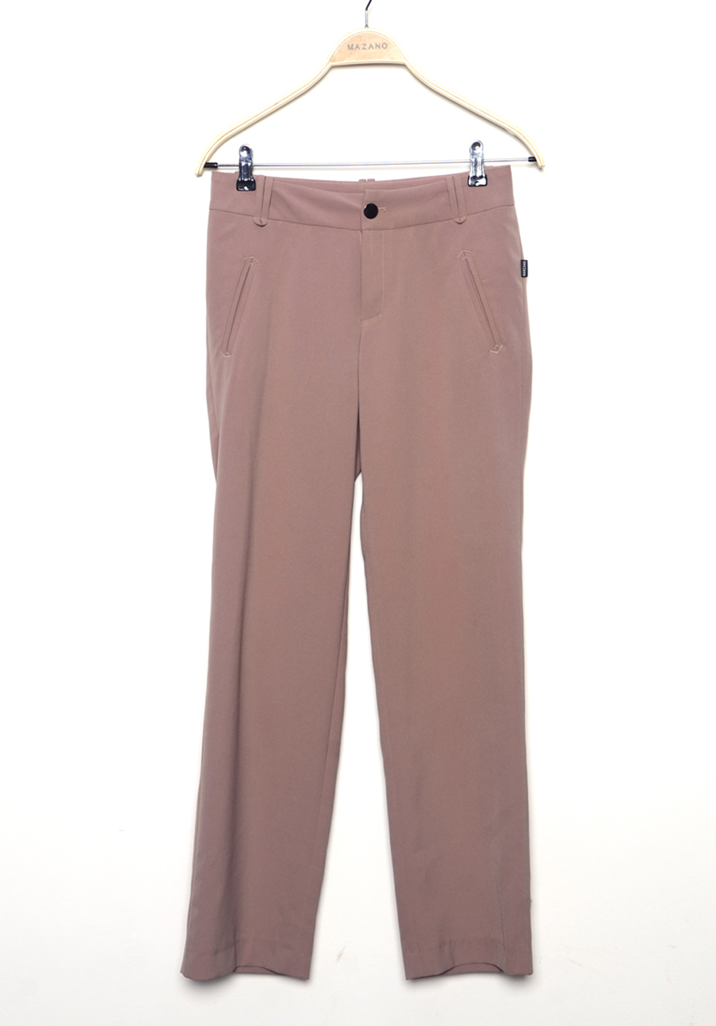 Quần Suông cạp tiêu chuẩn vải Tuytxi dày màu be_thumbnail_4