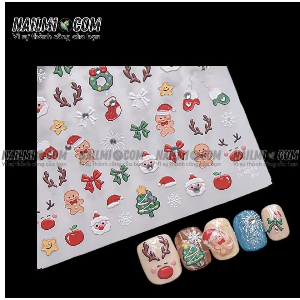 Sticker nail 5D noel To4515