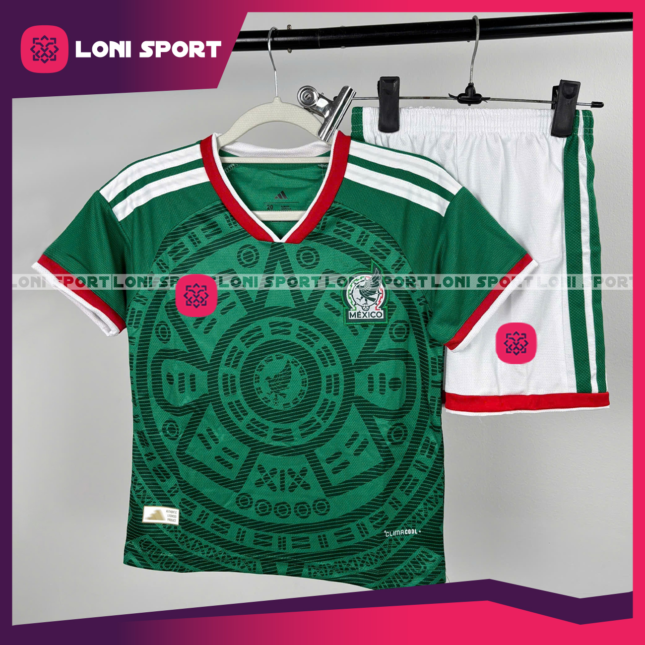 Bộ Kid Mexico sân nhà xanh World Cup 2026