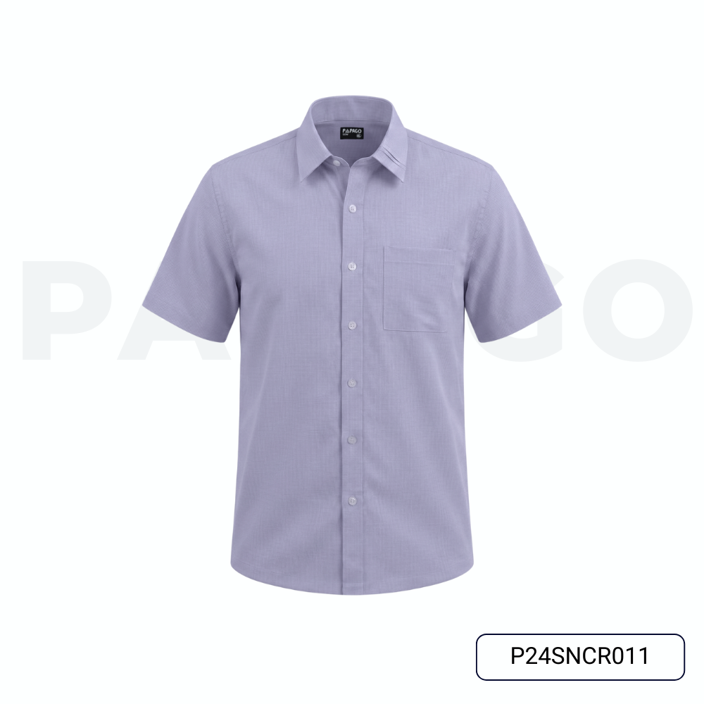 Áo sơ mi nam trung niên PAPAGO tay ngắn lai ngang - P24SNCR011_thumbnail_10