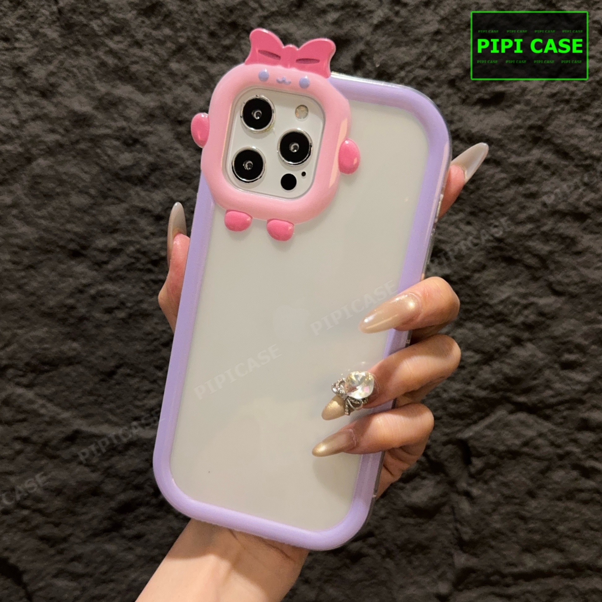 Ốp Lưng iPhone 12 Pro - Chic Cute - Tím