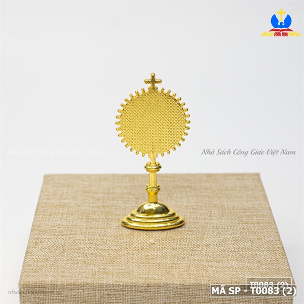 Mặt nhật mini mạ vàng 3cmx6cm ✔_thumbnail_1