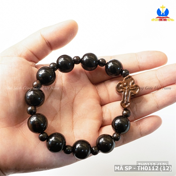 Vòng mân côi gỗ mun sừng 14ly_thumbnail_1
