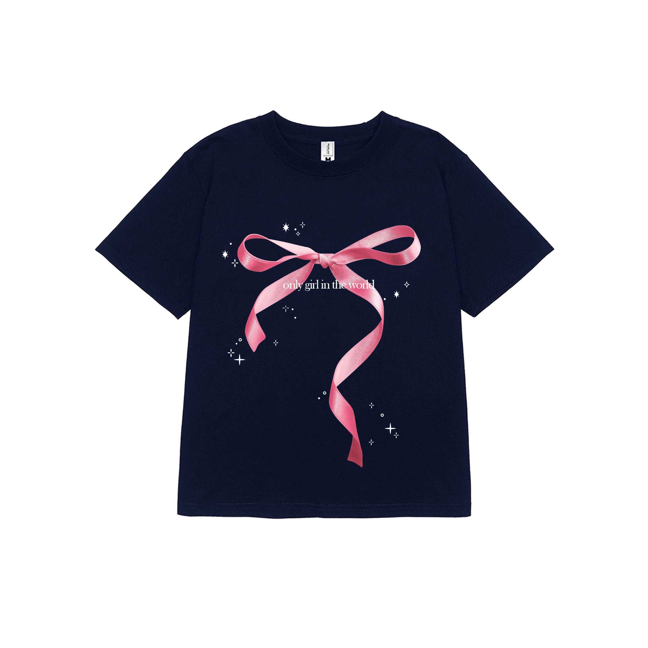 Áo thun baby tee hình nơ form ôm xinh xắn ABD849 Miucho tay ngắn vải Cotton Cổ tròn hotrend in basic_thumbnail_10