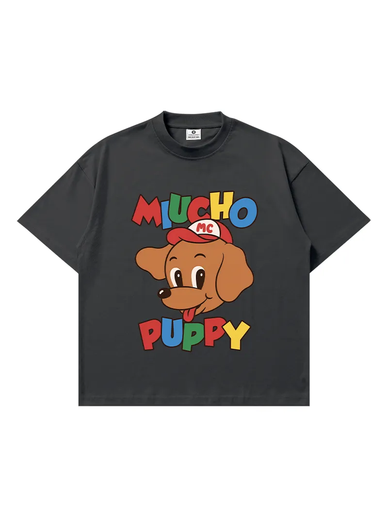 Áo thun boxy nam nữ nhiều màu Miucho Puppy 3191_thumbnail_11
