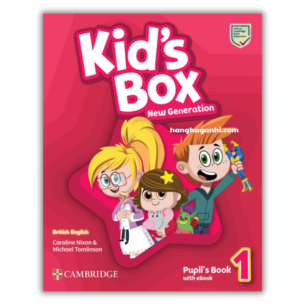 Kid's Box New Generation Level 1, Bộ 2 cuốn Pupil's Book và Activity Book, sách in laser đẹp nét