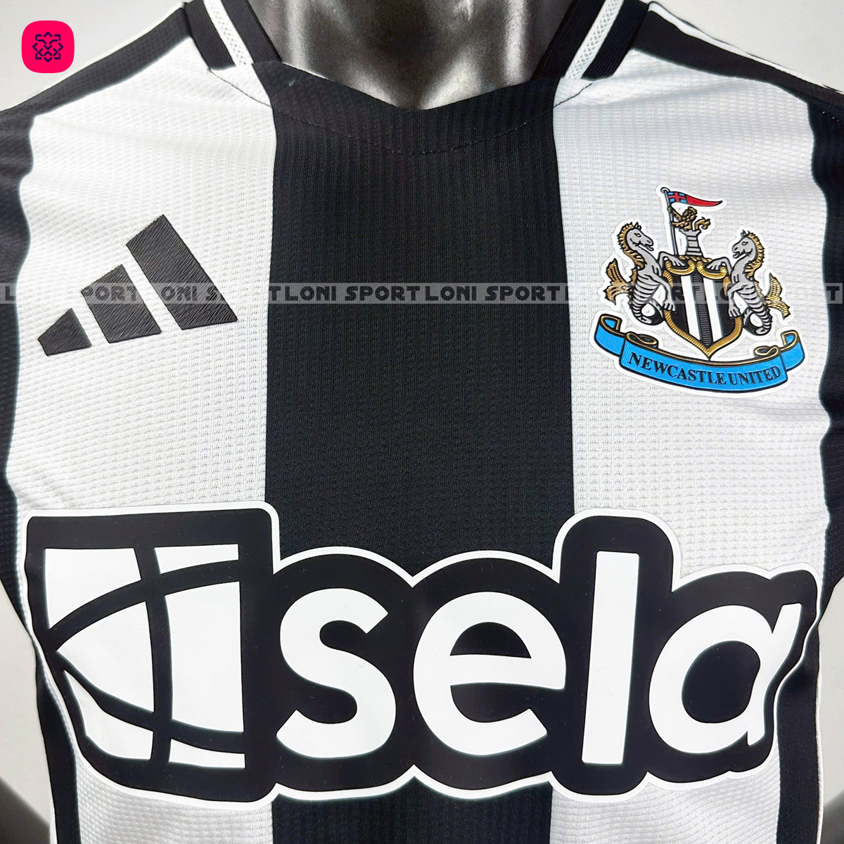 Áo Newcastle sân nhà trắng đen 24/25 SF_thumbnail_6