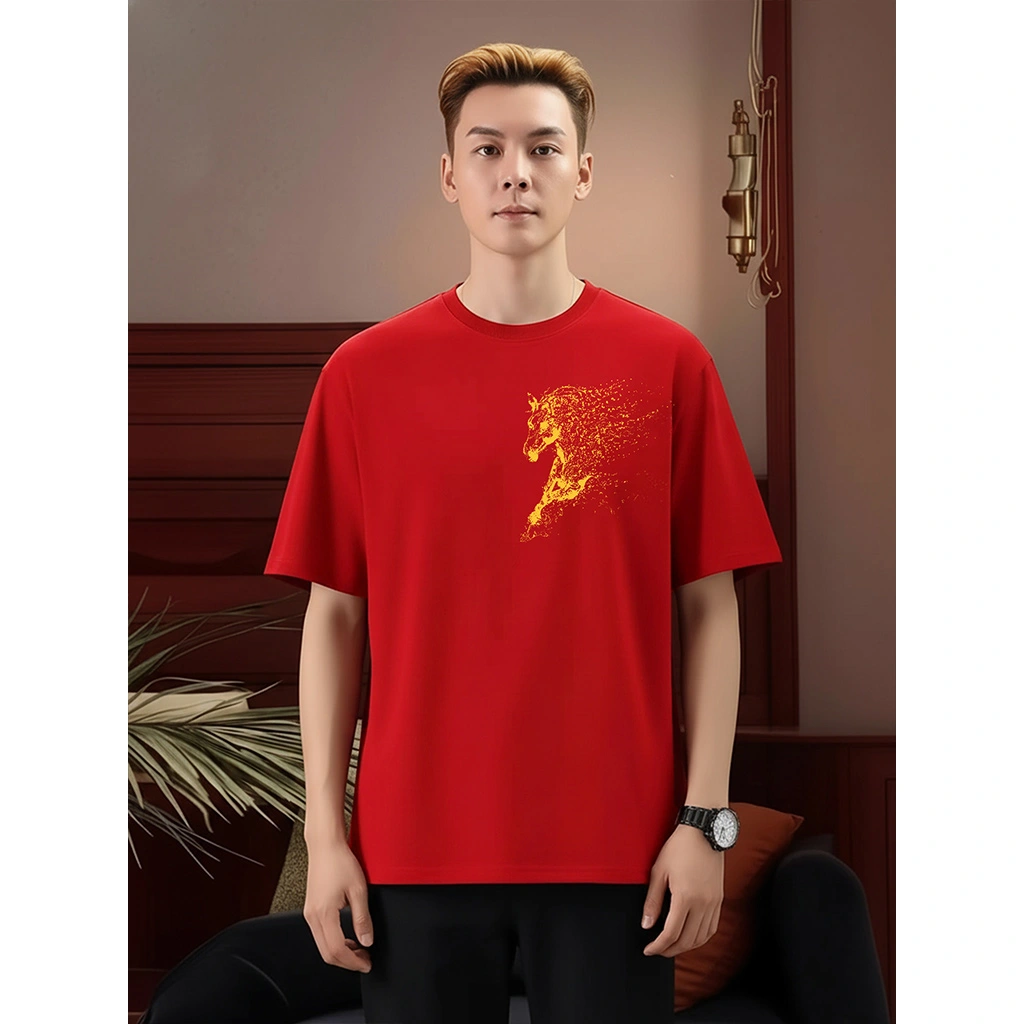 Áo thun Tết nam Miucho Iconic vải thoáng mát thấm hút tốt form rộng in artwork 2960_thumbnail_4