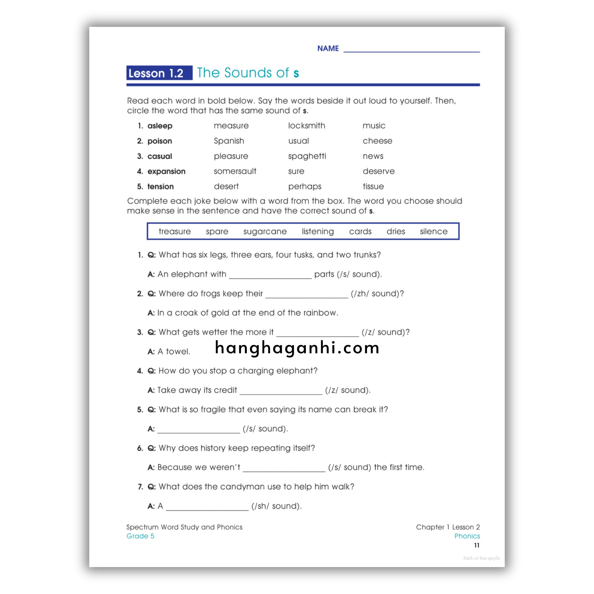 Sách Spectrum Word Study and Phonics Workbook Grade 5_thumbnail_4