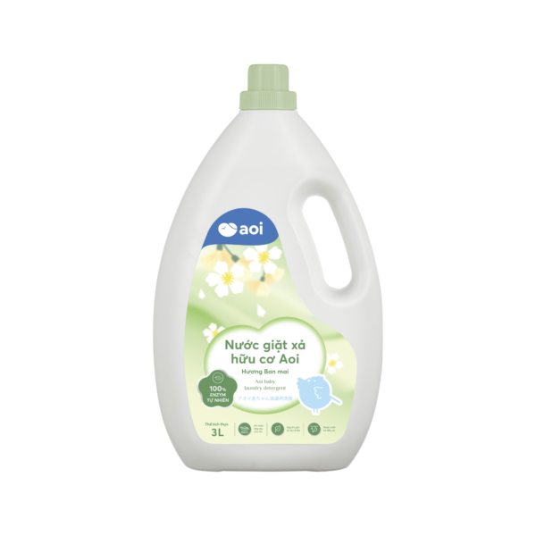 Nước giặt xả hữu cơ Aoi 3ng ban mai