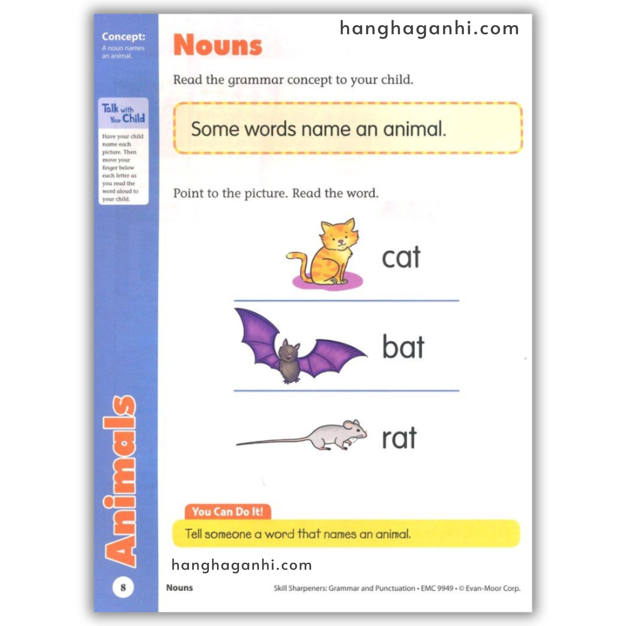 Sách Evan-Moor Skill Sharpeners Grammar and Punctuation Pre K_thumbnail_4