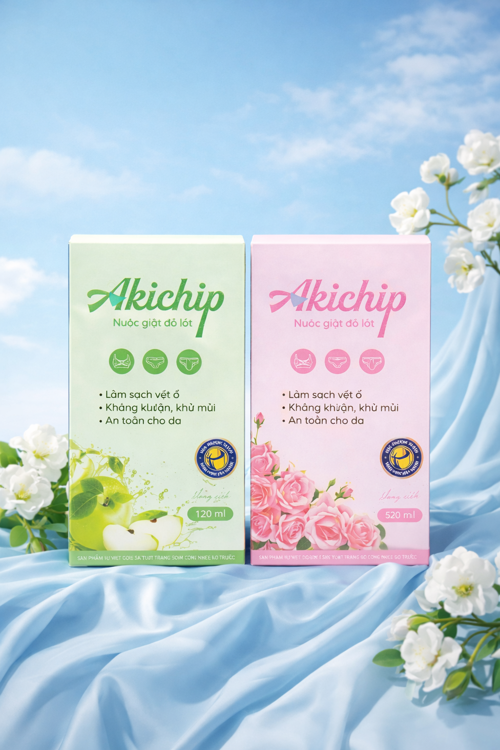 Nước giặt đồ lót Akichip (120ml)
