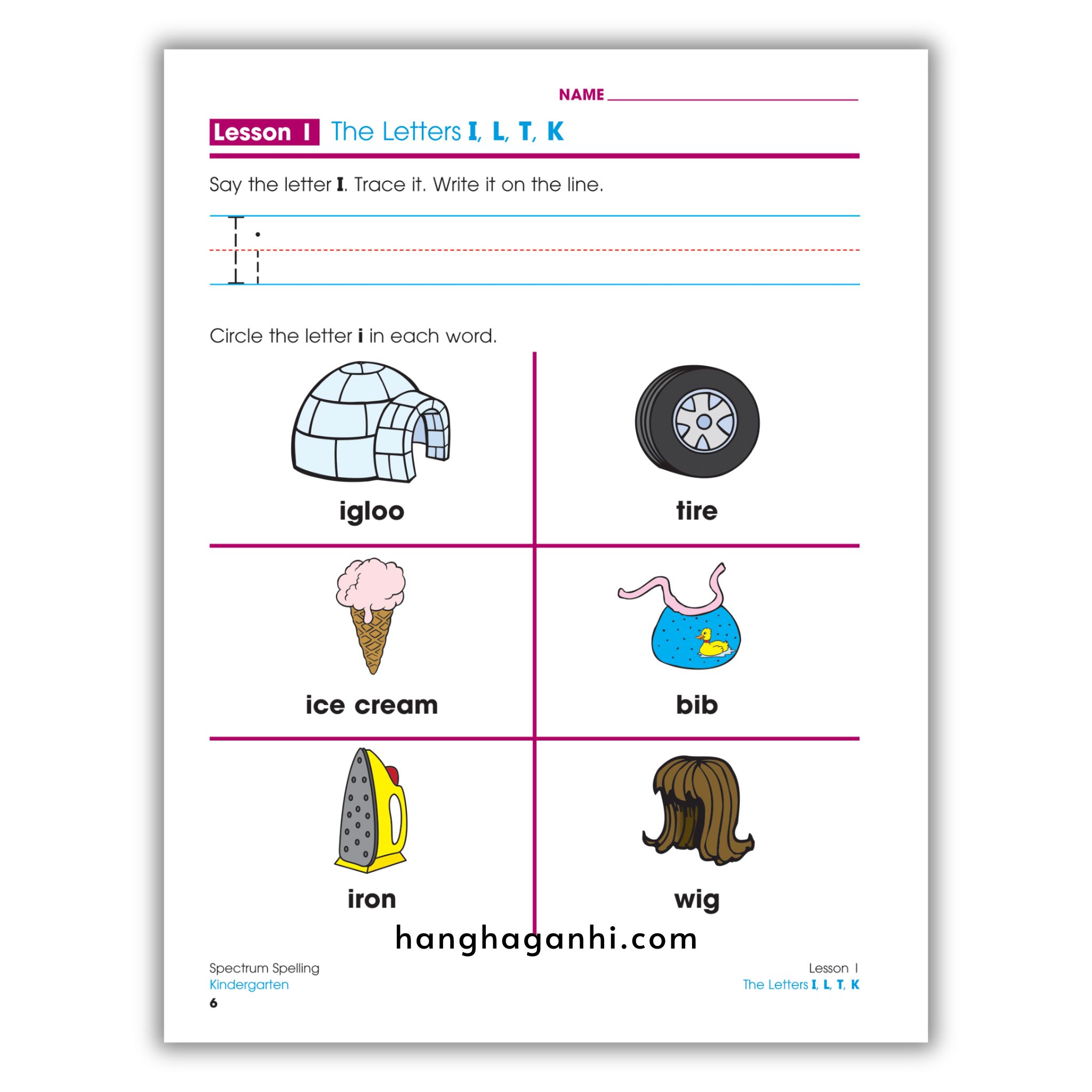 Sách Spectrum Spelling Workbook Grade K_thumbnail_11