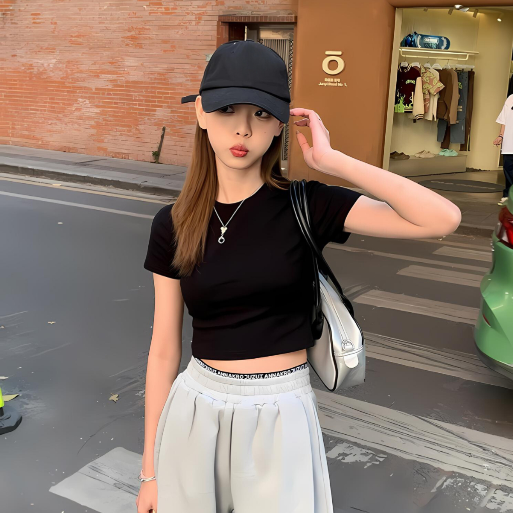 Áo croptop nữ ôm body trơn nhiều màu - LOZA PH403302_thumbnail_5