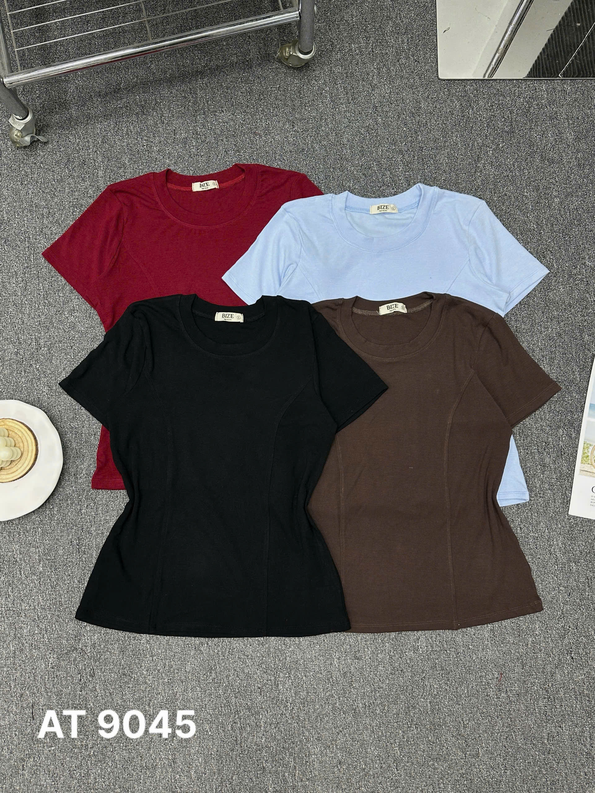 Áo thun cổ tròn nhiều màu bigsize AT9045 dành cho nàng béo mập từ 55-90kg