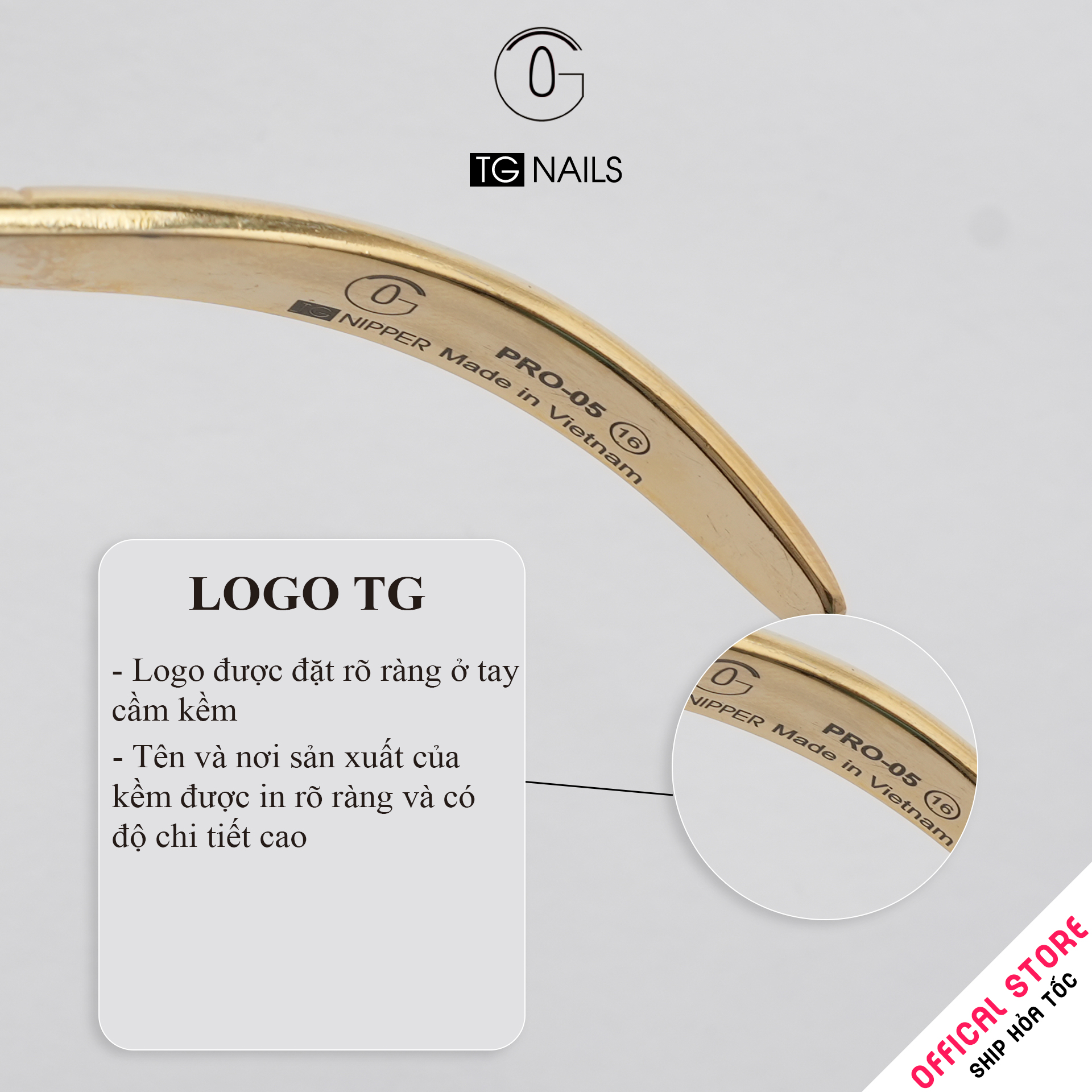 Kềm cắt da bán nguyệt màu vàng Pro 5_thumbnail_3