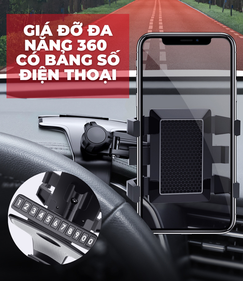 Giá Đỡ Đa Năng 3IN1 KINGCAR