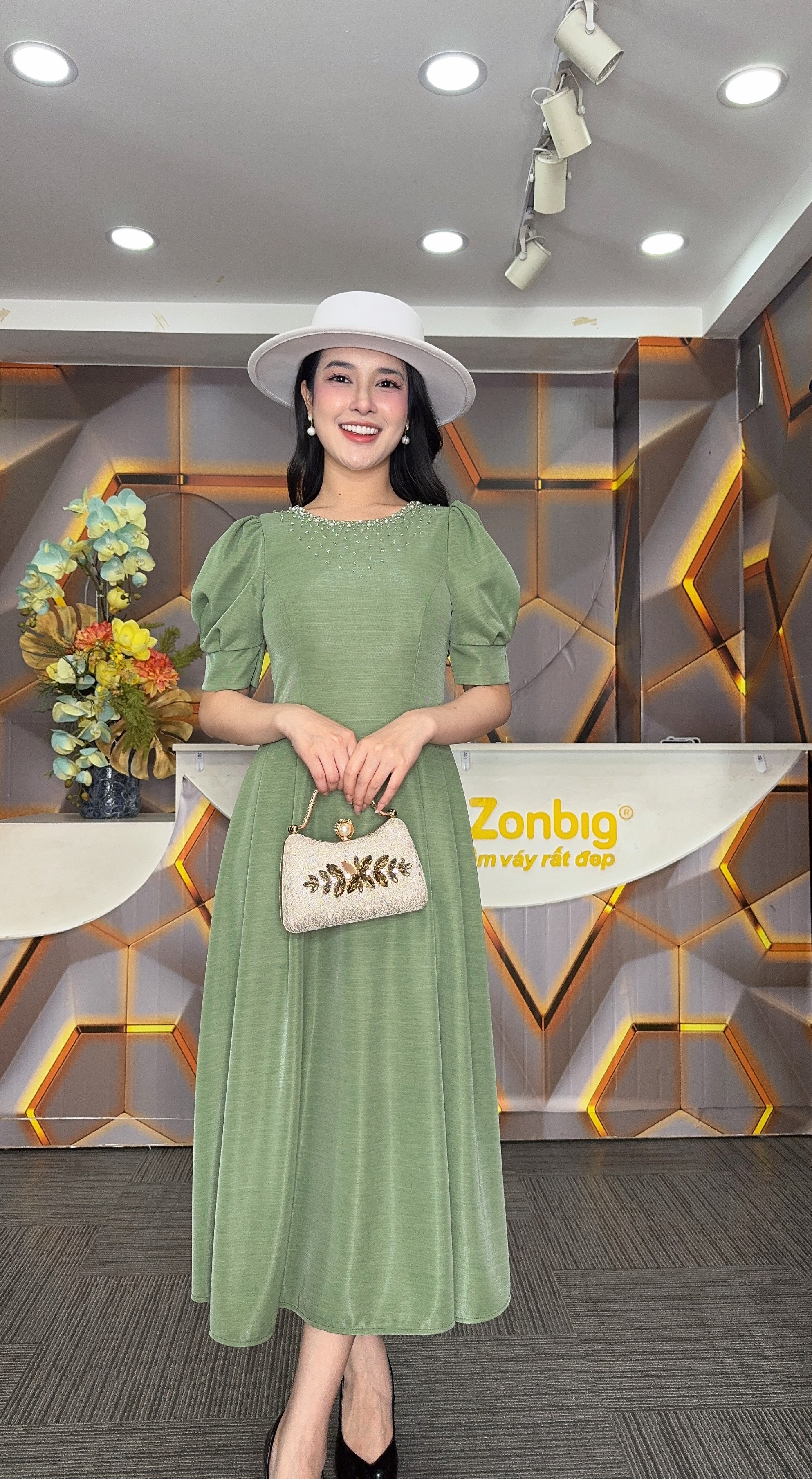 Đầm xòe - Y1905 - Thương hiệu Zonbig_thumbnail_3