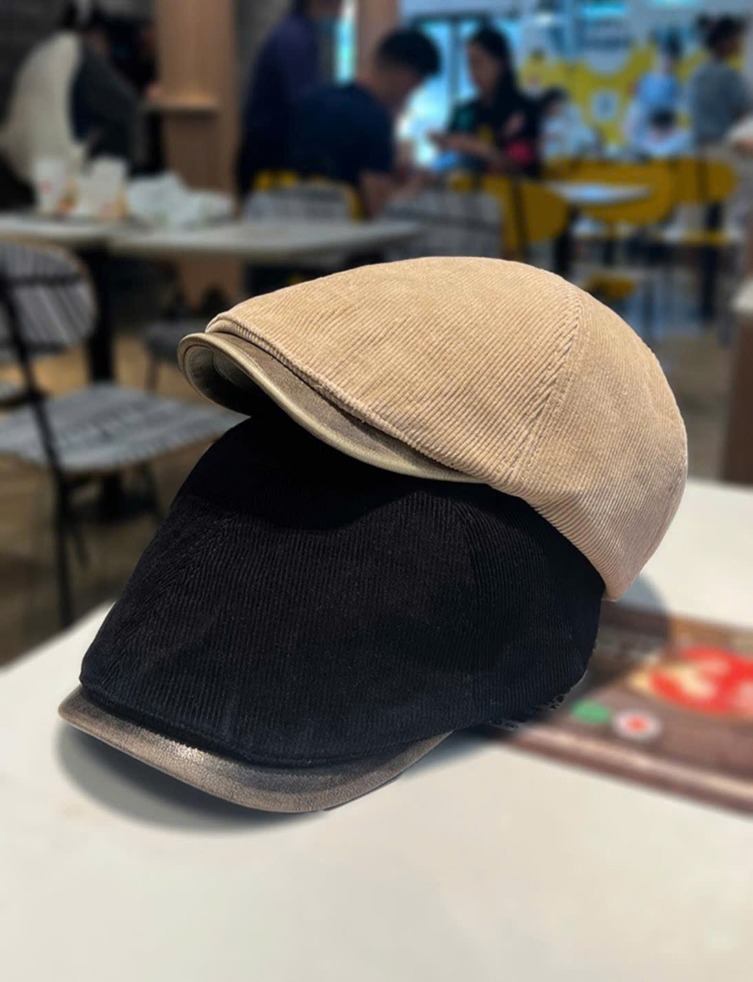 Mũ beret vải nhung tăm nam & nữ HZ2440_thumbnail_24