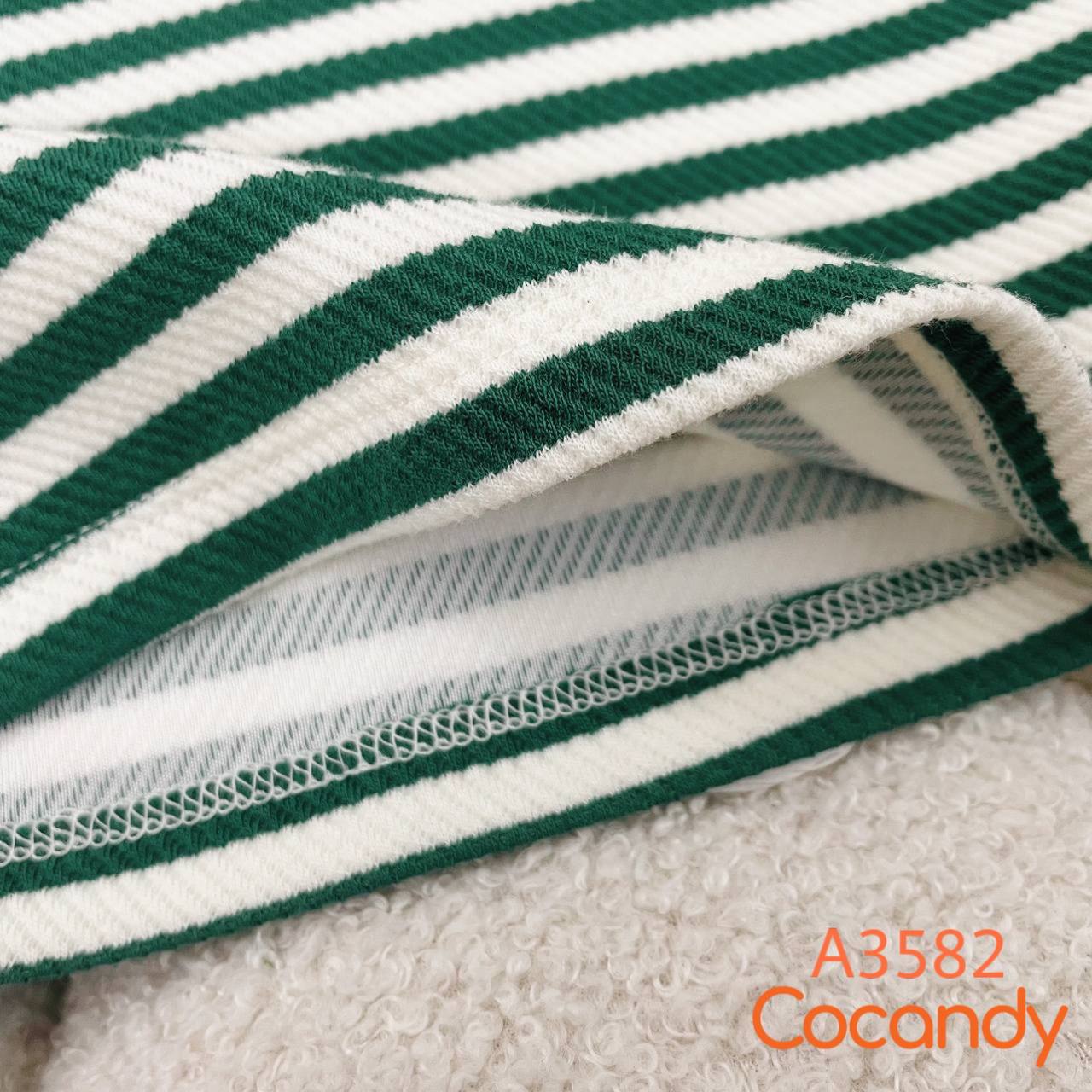 Áo dài kẻ XANH túi ngực XANH phối kẻ_thumbnail_2