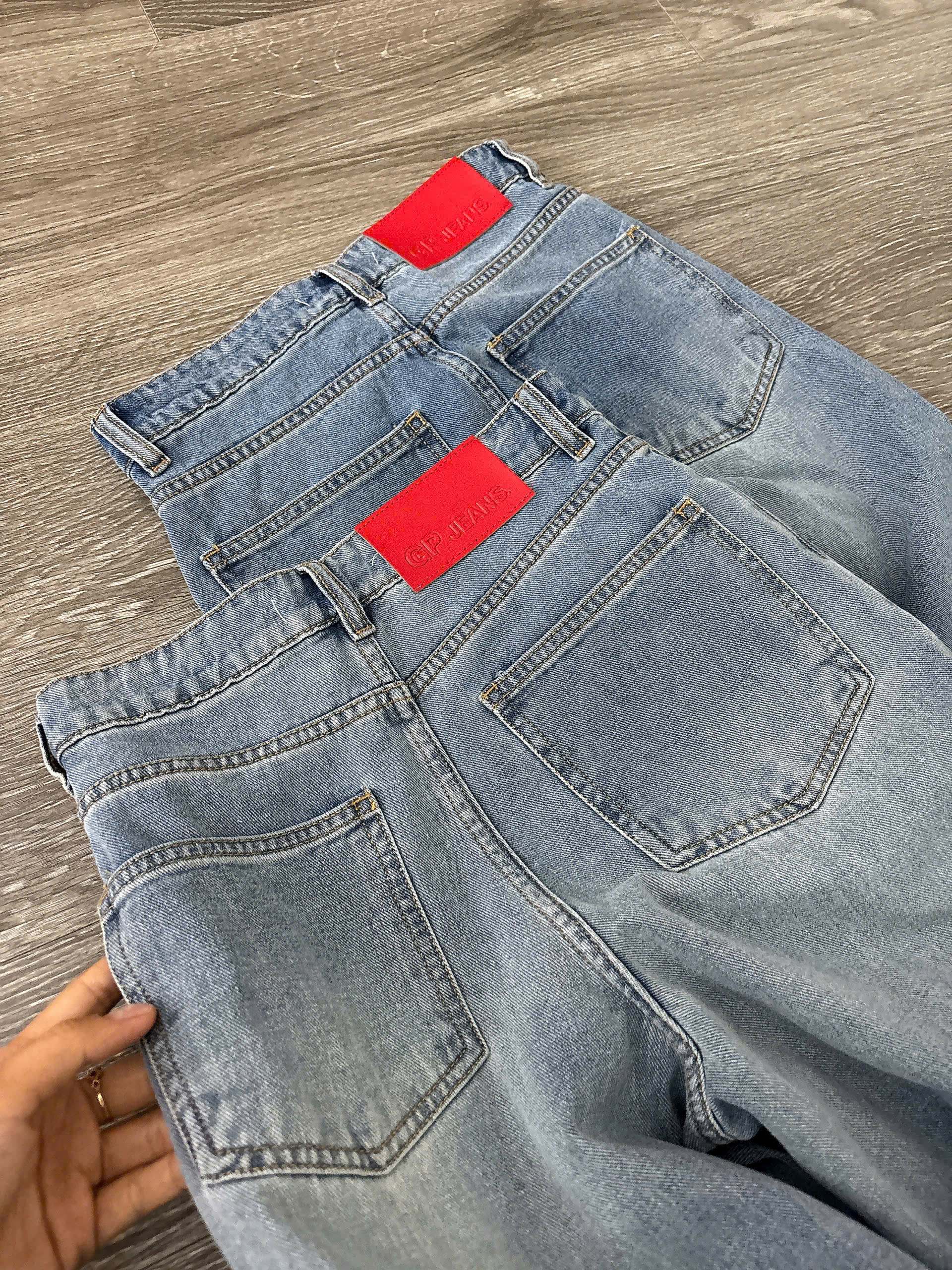 SALE Q222 QUẦN JEAN SUÔNG PHỐI REN_thumbnail_4