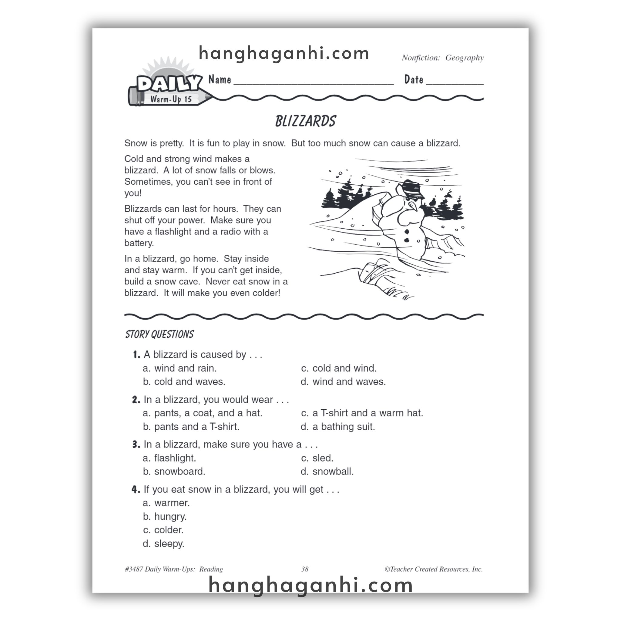 Sách Daily Warm Ups Reading Grade 1_thumbnail_8