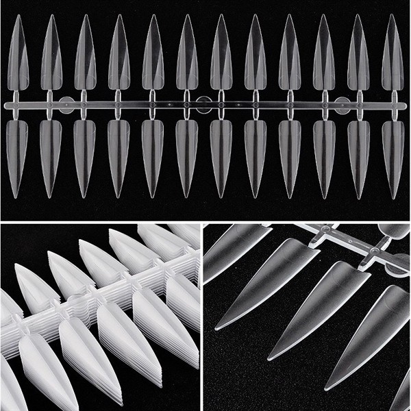 Móng mẫu - xương cá - Nhọn - Trong