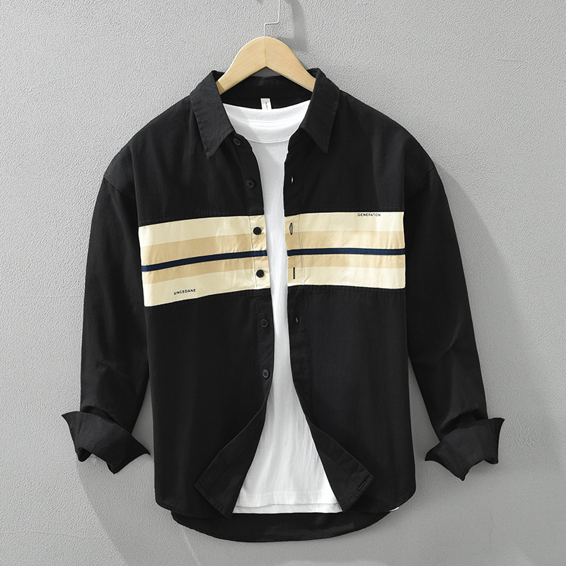 Áo Sơ Mi Dài Tay Nhật Bản Dáng Rộng Thanh Niên – Phong Cách Văn Học, Đơn Giản & Đa Năng