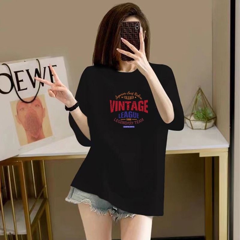 [Form Rộng] Áo thun nữ dáng rộng - Áo phông nữ form rộng 95% cotton - Loza G0129_thumbnail_4