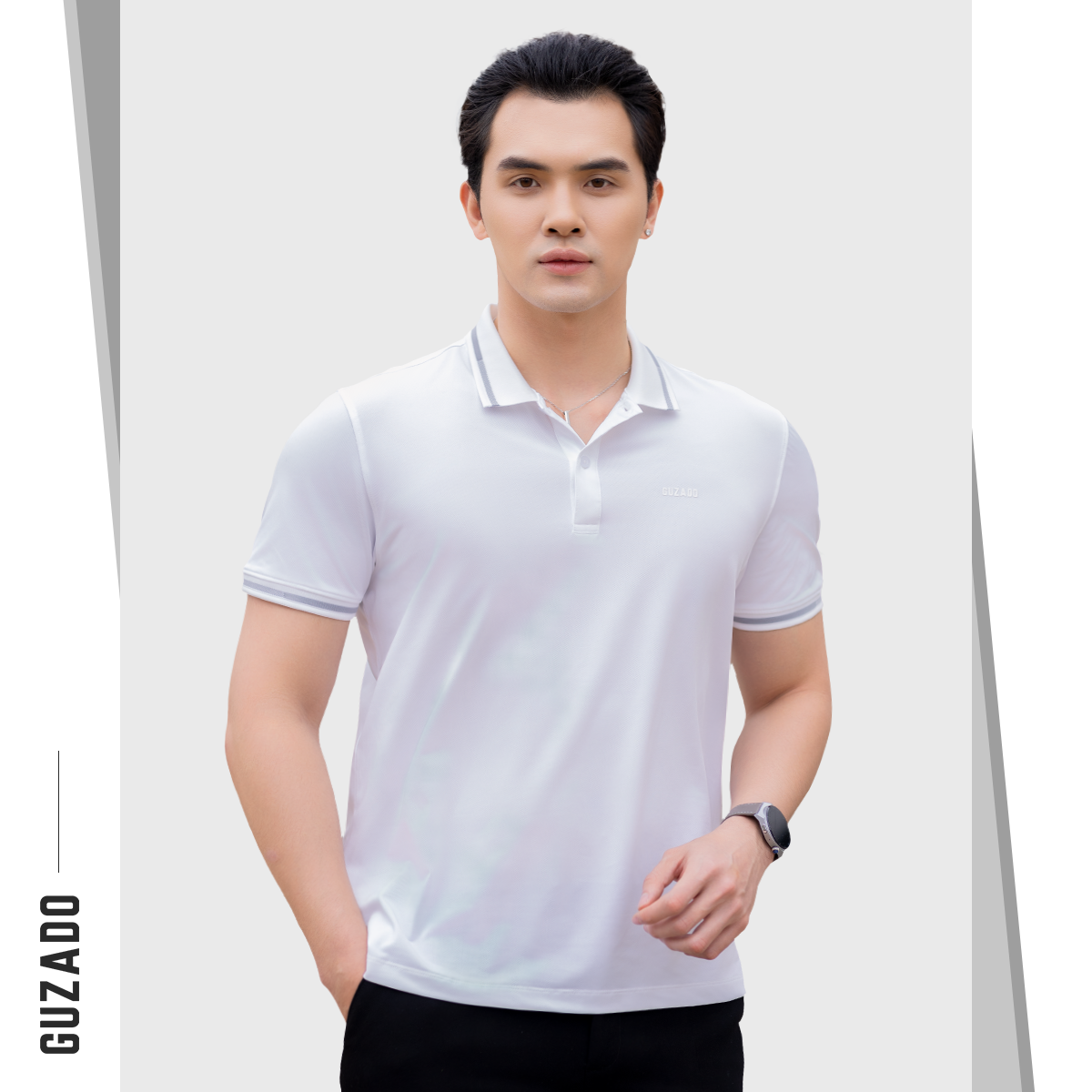 Bộ Polo Nam GUZADO Premium Phối Sọc BPL04_thumbnail_6