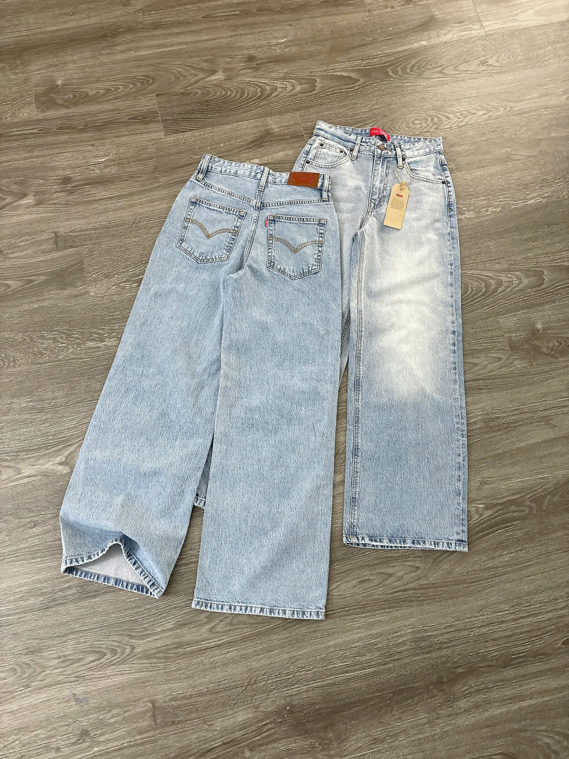 SALE  Q202 QUẦN JEAN SUÔNG NHẠT_thumbnail_1