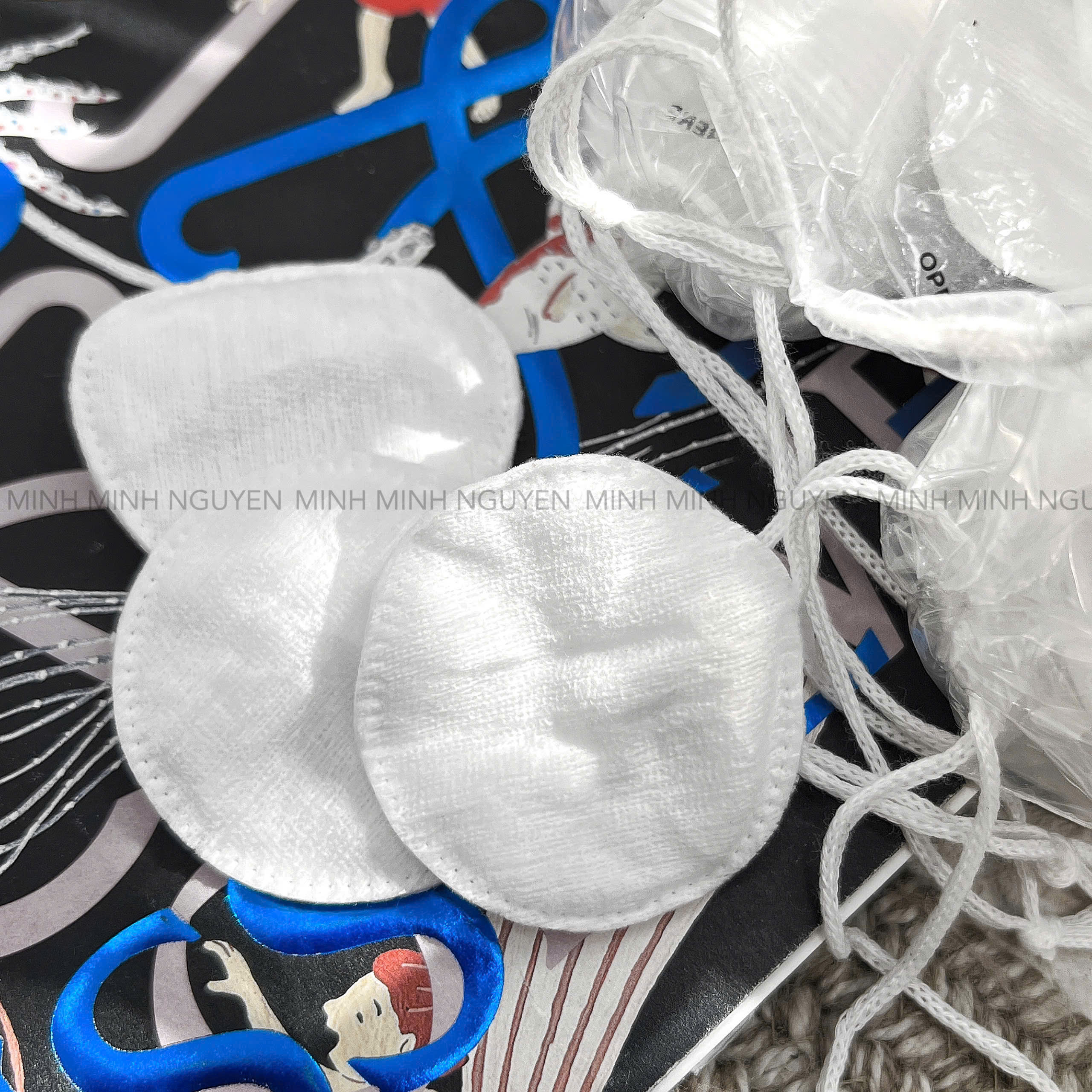 Set 3 Bông Tẩy Trang Yusachi Suzuran Nhật Bản_thumbnail_3