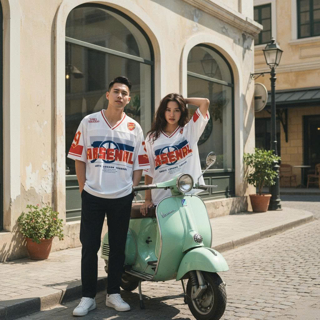 Áo Jersey Strivend CLB Arsenal trắng_thumbnail_8