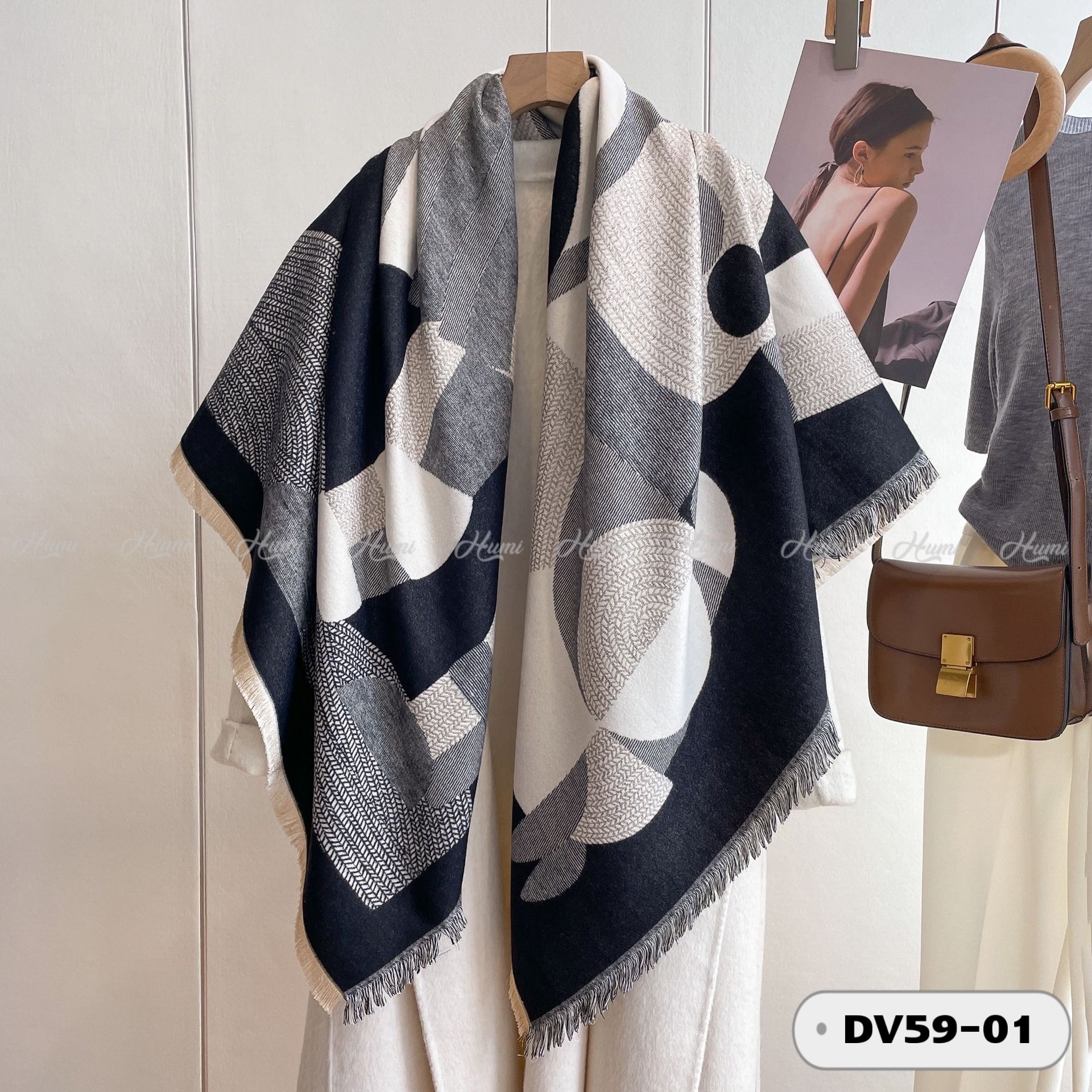 KHĂN CASHMERE VUÔNG 130x130CM (DV59-01)