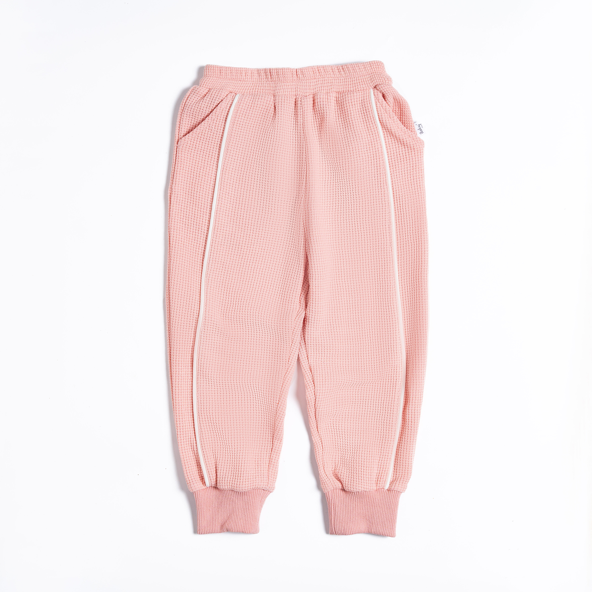 Quần bé gái vải tổ ong phối đường lé_thumbnail_0