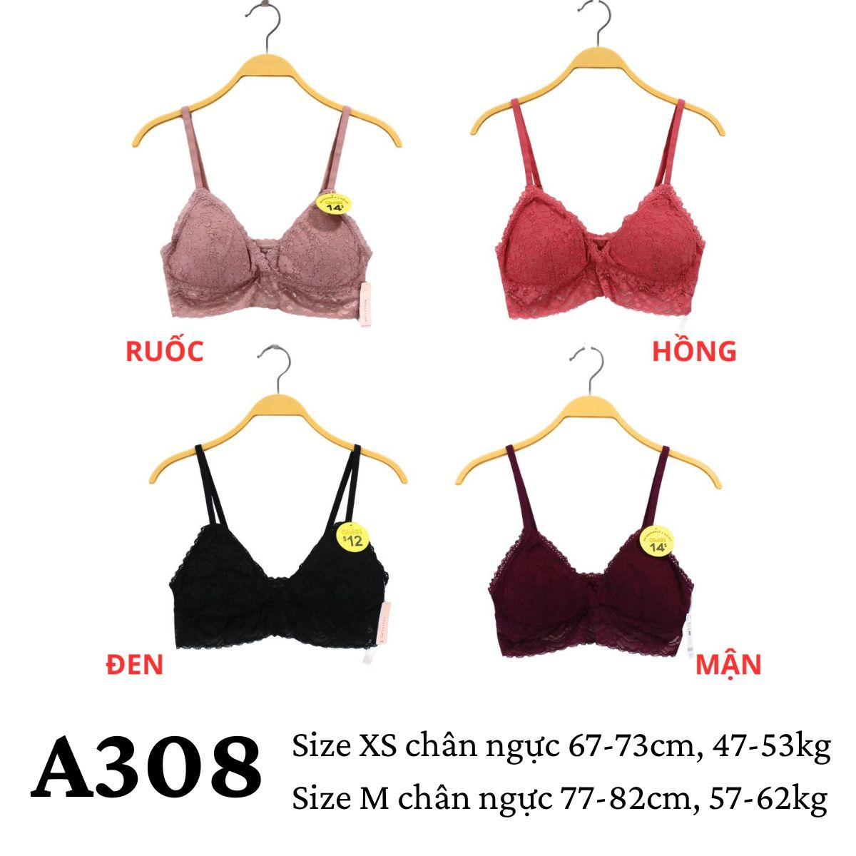 A308 Áo bra ren