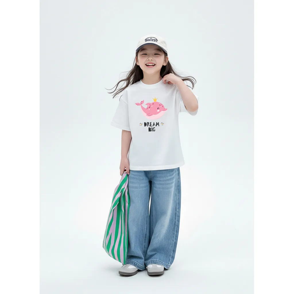 Áo thun bé trai bé gái Dream Big Kado 3225 form rộng_thumbnail_4