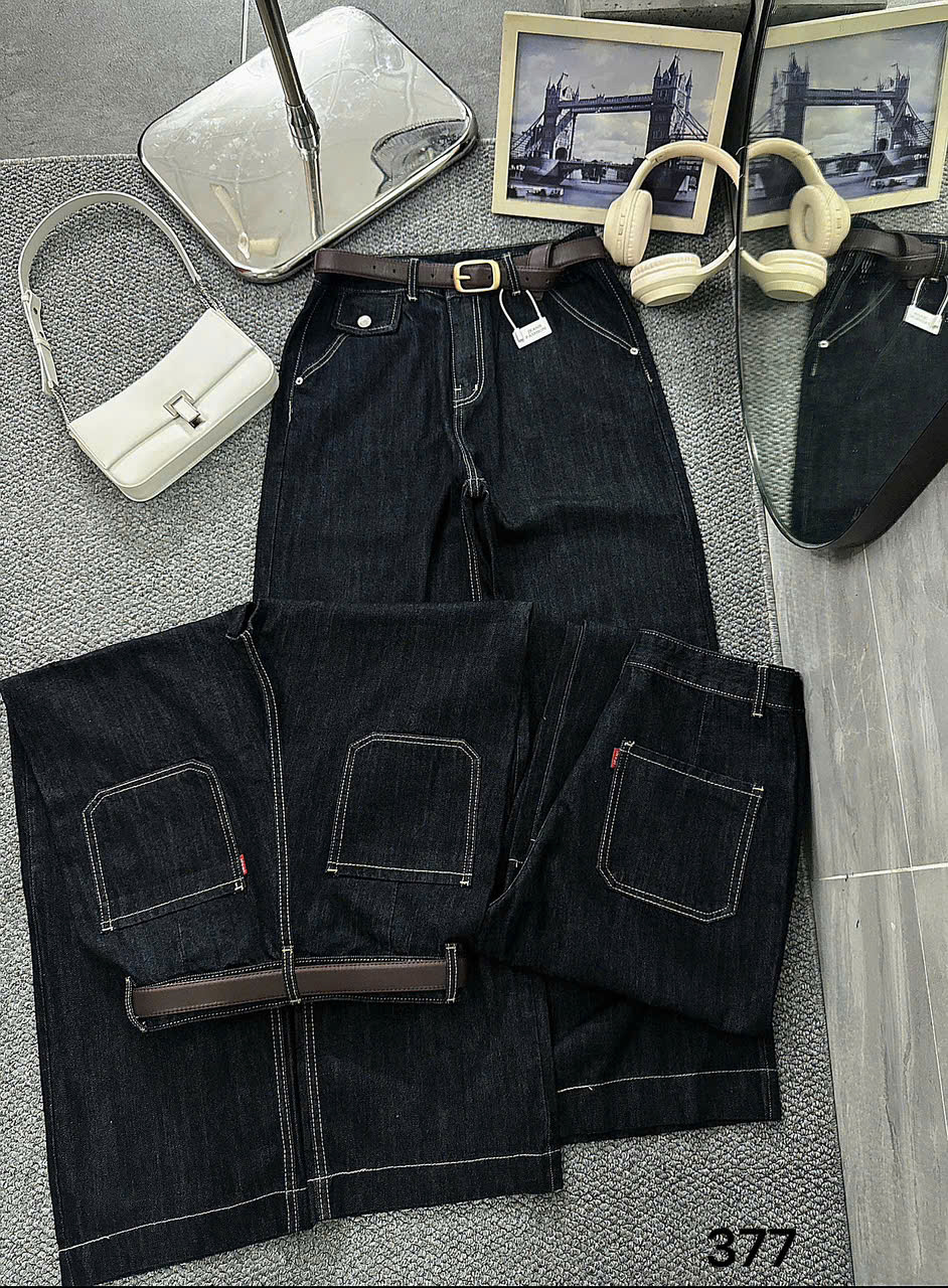 Quần suông túi kiểu bigsize QJ377 dành cho nàng mũm mĩm từ 55-90kg_thumbnail_11