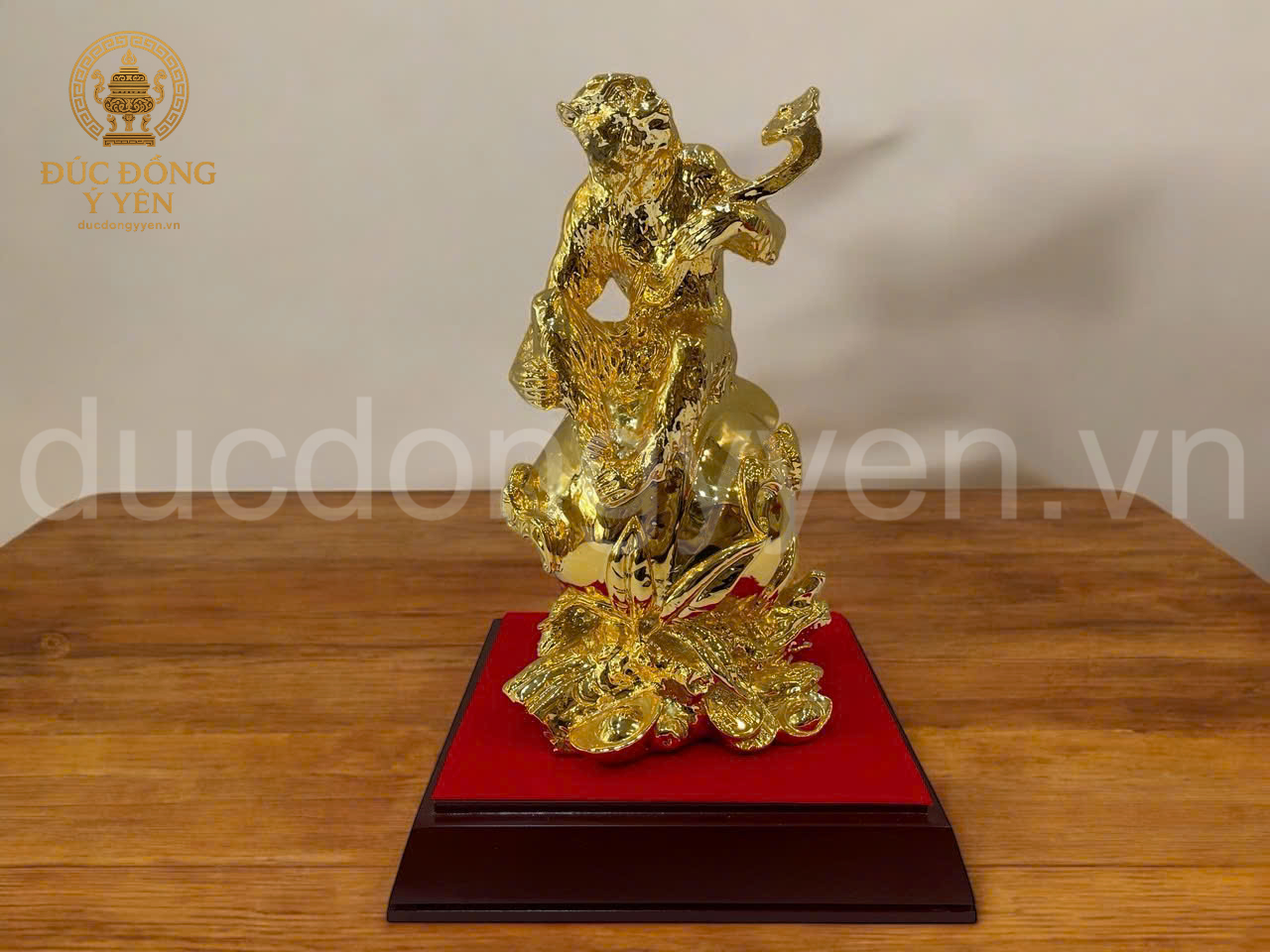 Tượng khỉ mạ vàng cao cấp _thumbnail_1