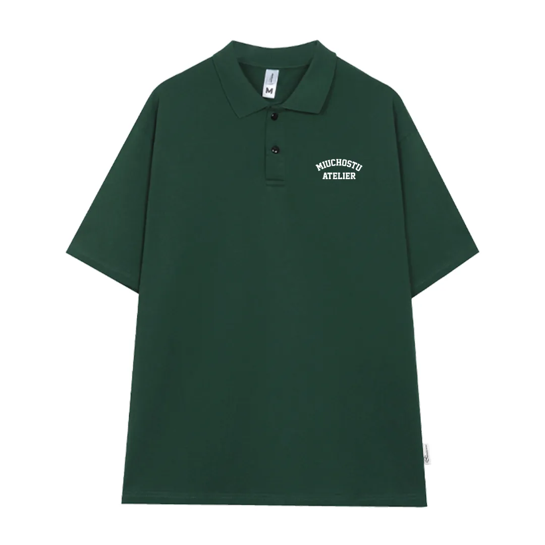 Áo polo form rộng unisex in chữ 2540 Miucho Club vải cotton mềm mịn thoáng mát dễ phối đồ in basic_thumbnail_11