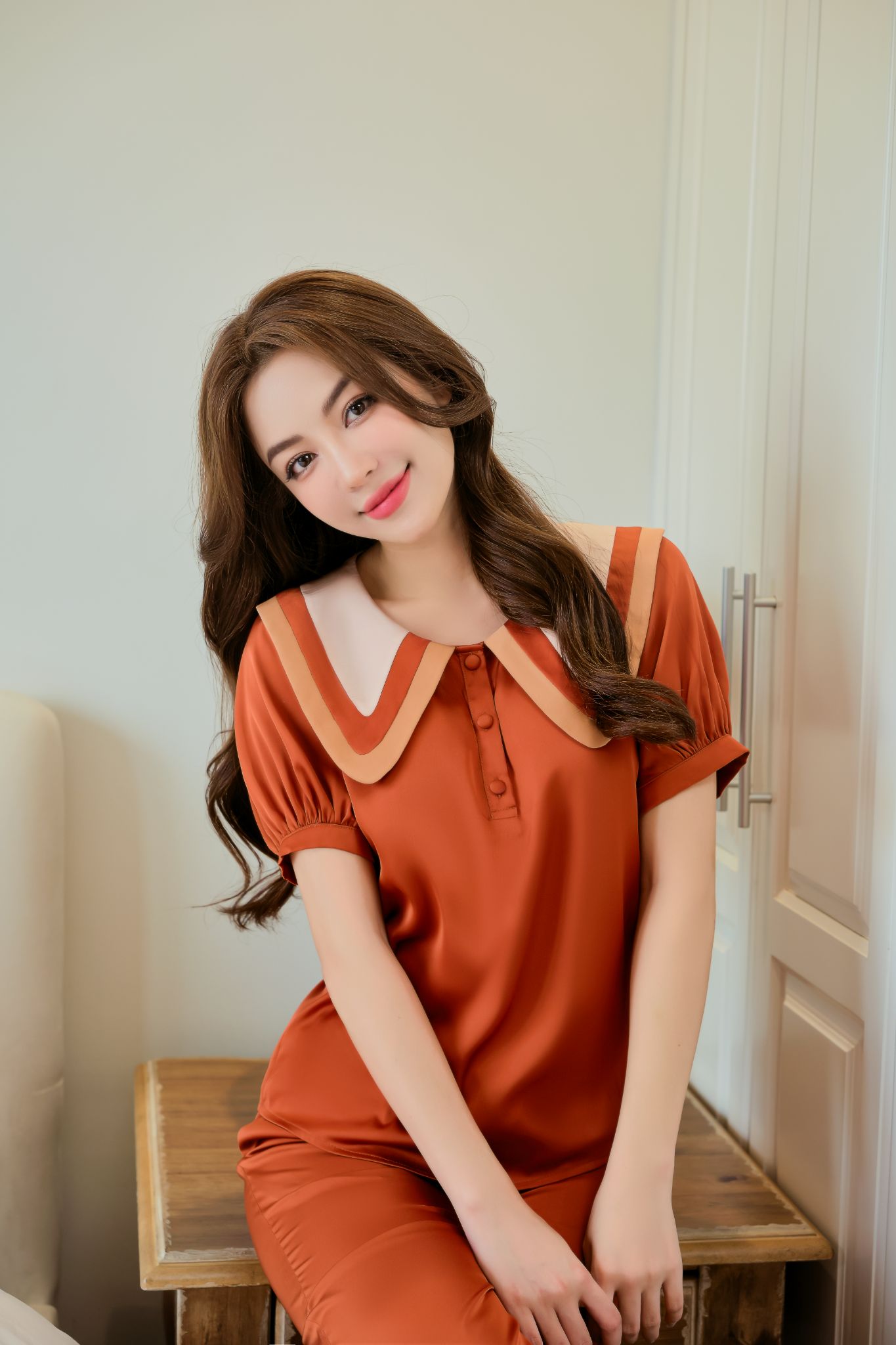 Bộ ngủ áo cộc tay, quần dài BN389_thumbnail_6