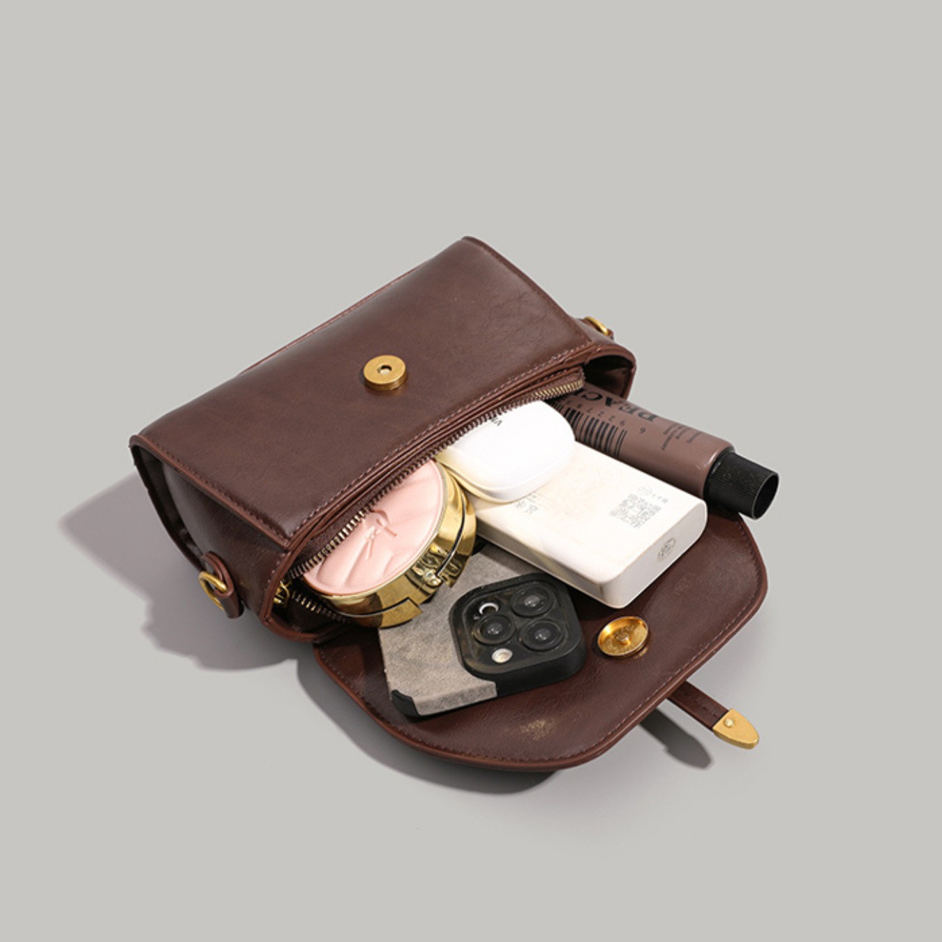 Túi Xách UHE Noira, Da Mịn Cao Cấp Chống Trầy Xước, Nắp Gập Thanh Lịch Sang Trọng-Quà Tặng Phái Đẹp_thumbnail_5