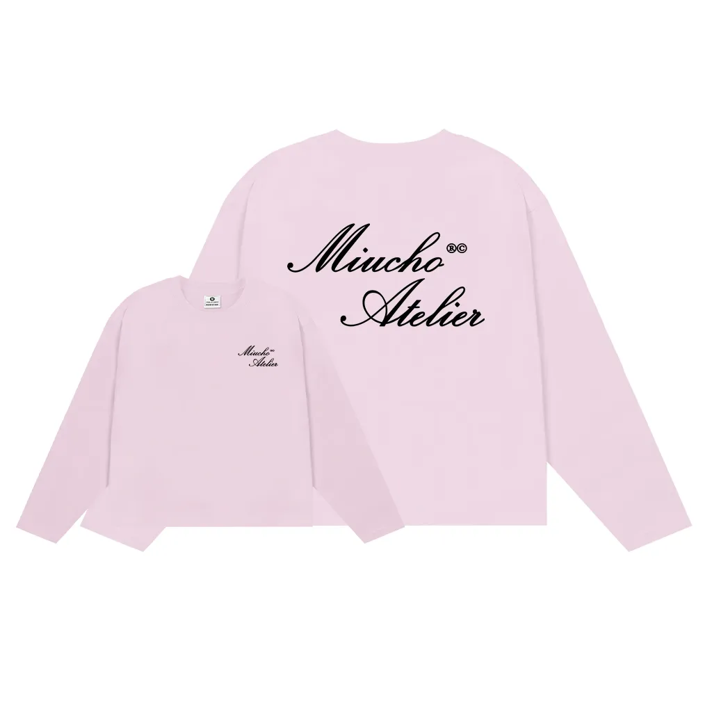 Áo phông nam form boxy tay dài Miucho Club vải cotton co giãn 2 chiều thoáng mát cổ tròn in basic 2677_thumbnail_17