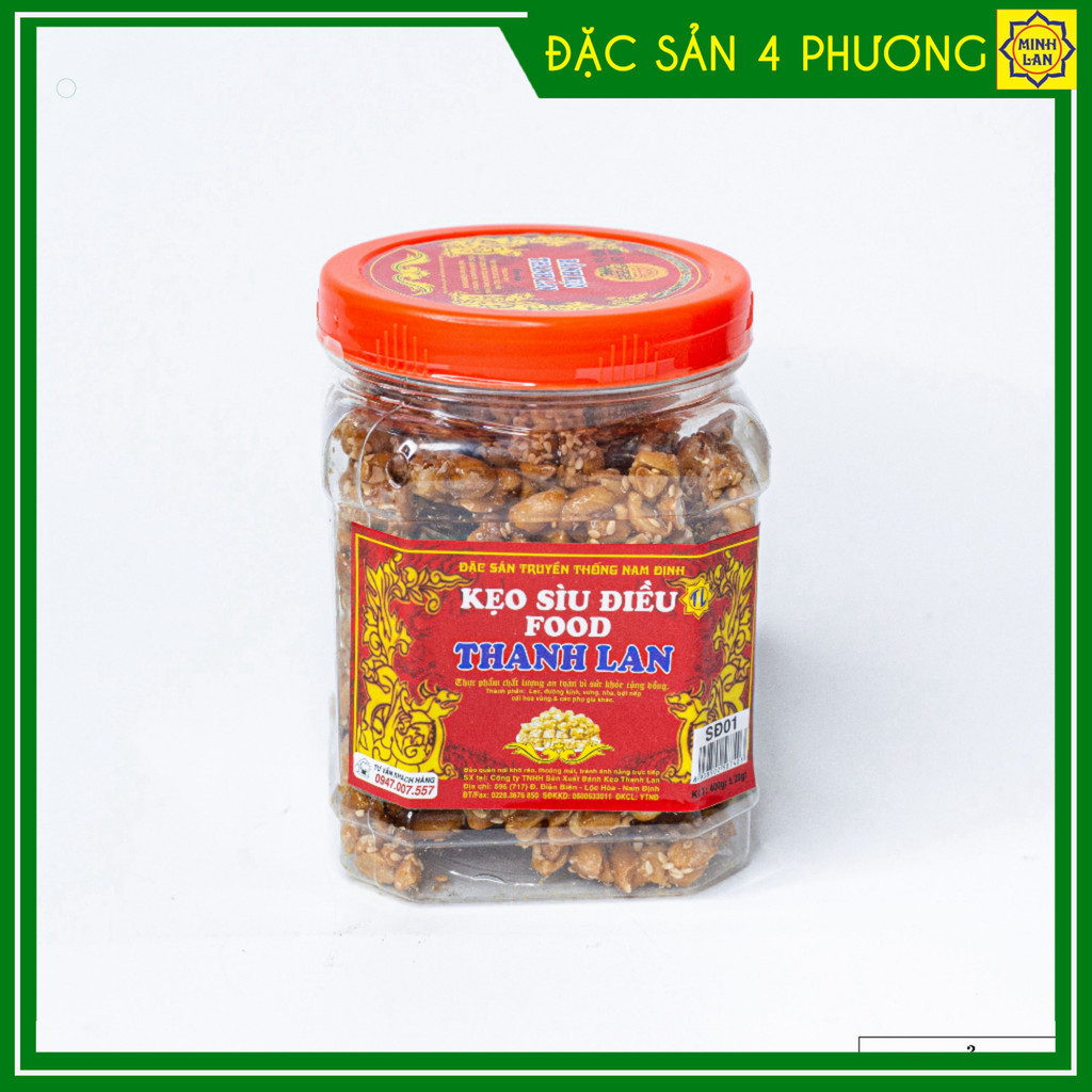 Kẹo lạc sìu điều SD01 (400g) - Kẹo Sìu Châu Thanh Lan chính hiệu - Đặc sản Nam Định_thumbnail_4