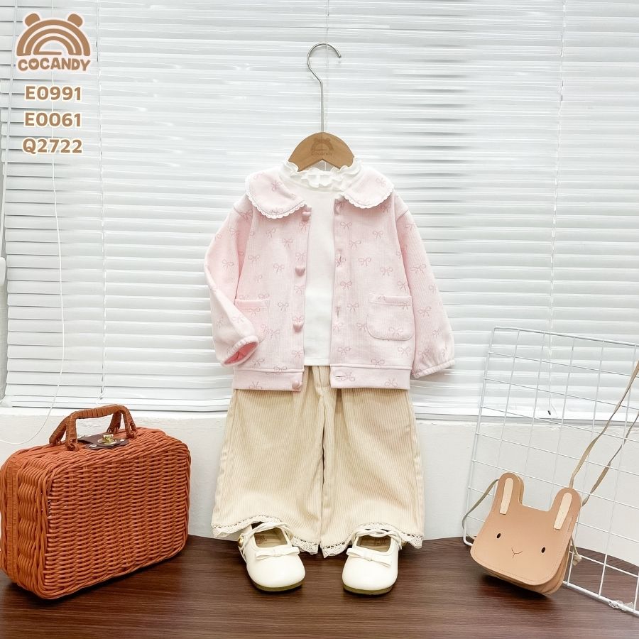 Áo khoác HỒNG họa tiết nơ hồng cổ sen_thumbnail_9