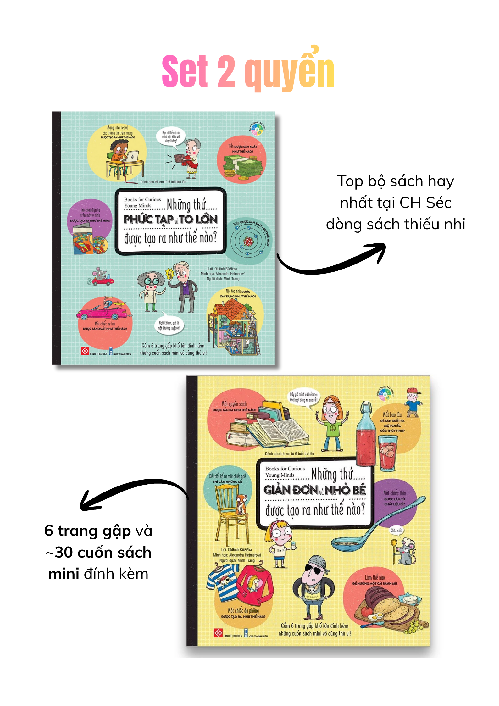 Combo 2 cuốn Books for Curious Young Minds