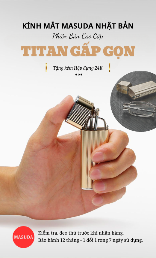 Kính Titan Gấp Gọn Masuda 2024